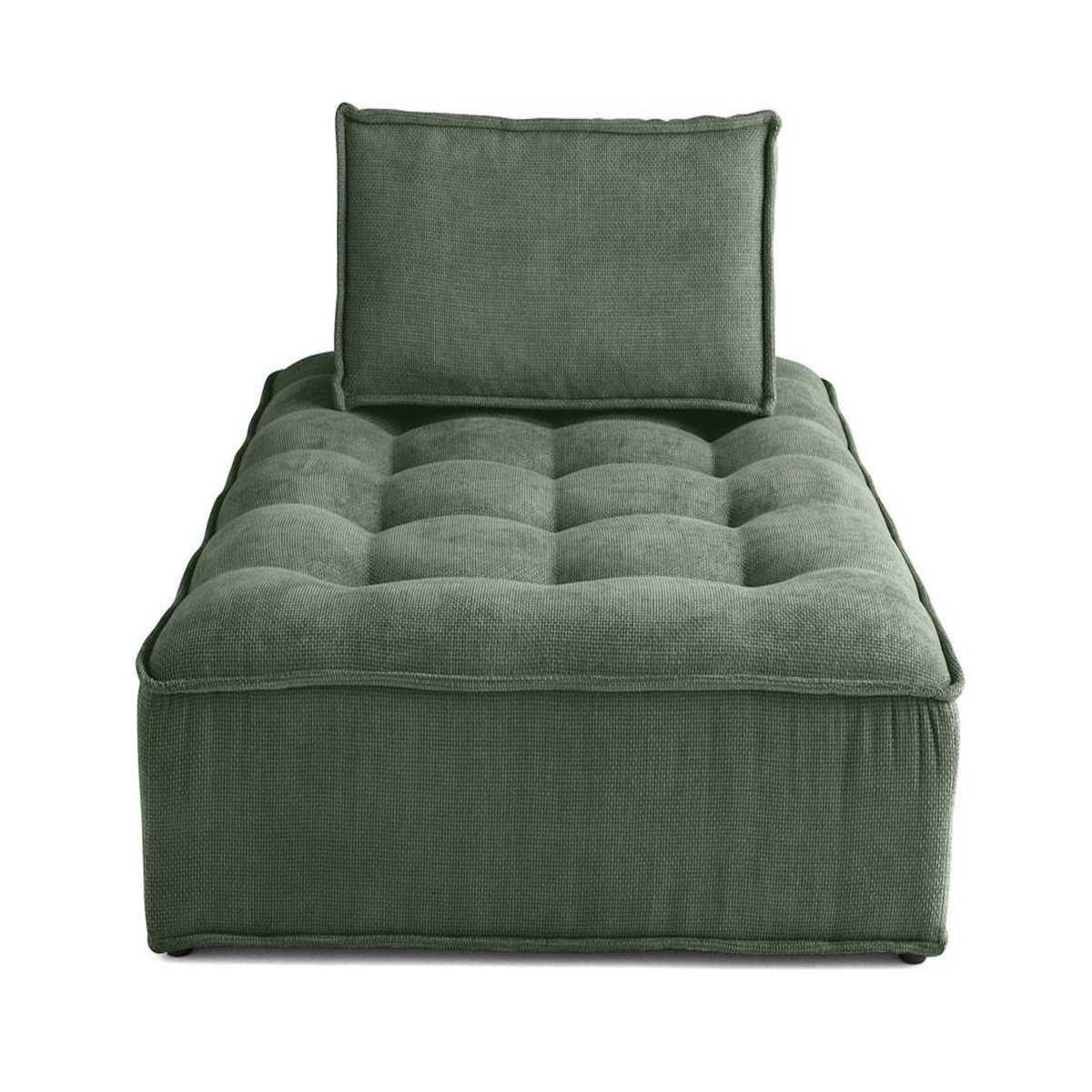 LISA DESIGN Marisol - module d'assise méridienne - velours texturé