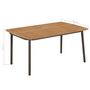 Voir la diapositive 6 : VIDAXL Ensemble a manger de jardin 7 pcs Resine tressee Marron