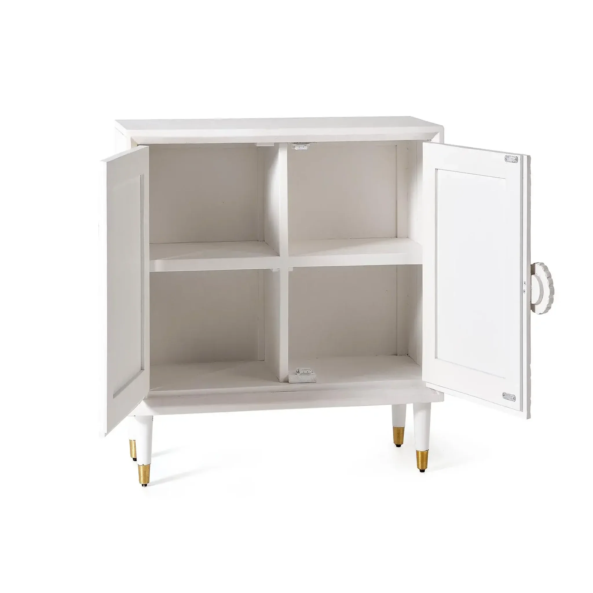 Voir la diapositive 3 : GINER Y COLOMER SL Console en bois de manguier 90 cm style méditerranéen moderne