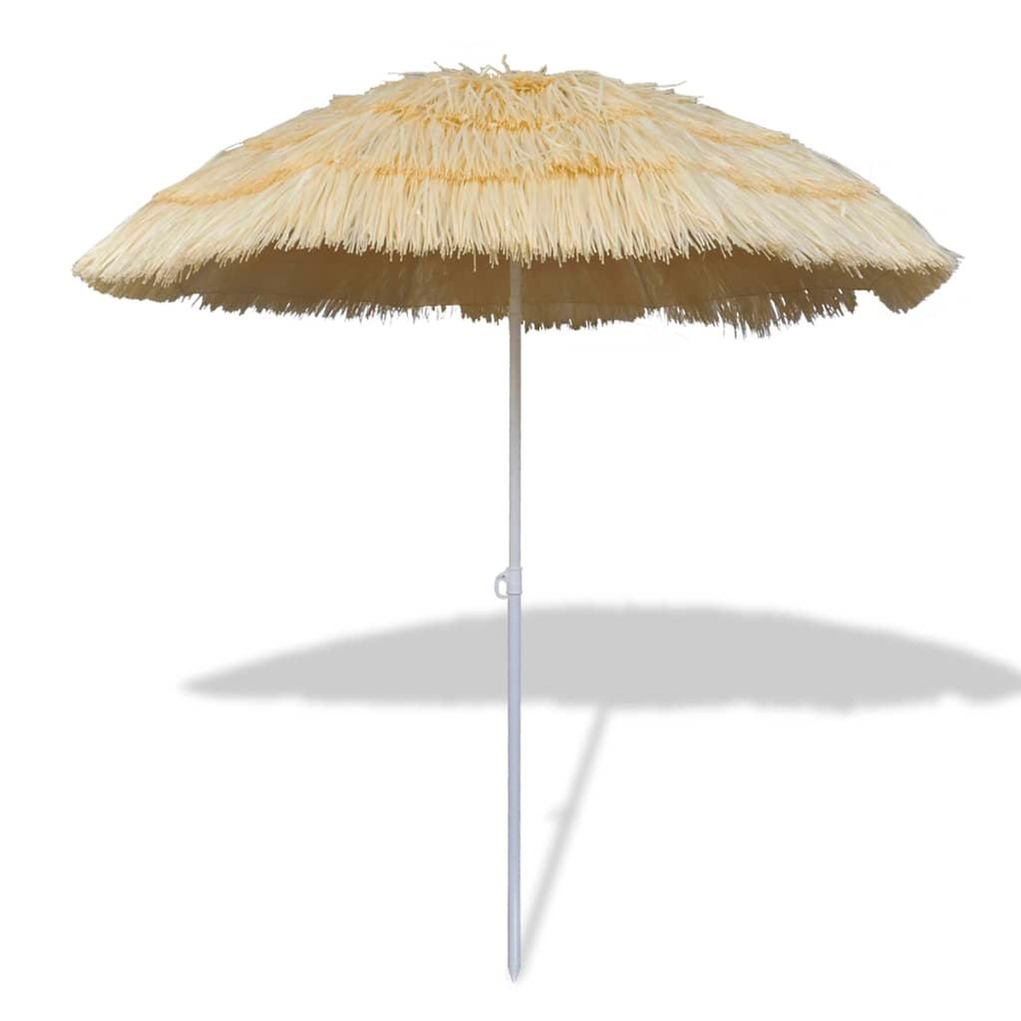 VIDAXL Parasol de plage inclinable style Hawaii