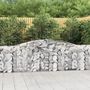 Voir la diapositive 1 : VIDAXL Paniers a gabions arques 25 pcs 400x30x80/100 cm Fer galvanise