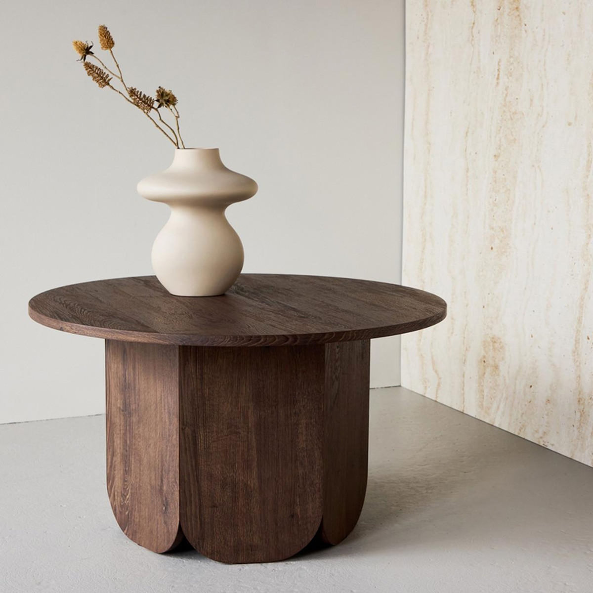 Paris Prix Table Basse Design  Tekla  80cm Marron