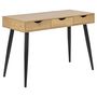 Voir la diapositive 1 : CONCEPT USINE Bureau scandinave avec tiroirs noir SEVEY