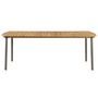 Voir la diapositive 2 : VIDAXL Table de jardin 200x100x72 cm Bois d'acacia solide et acier