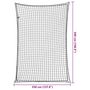 Voir la diapositive 6 : VIDAXL Filet pour remorque avec corde elastique noir 5x3,5 m PP