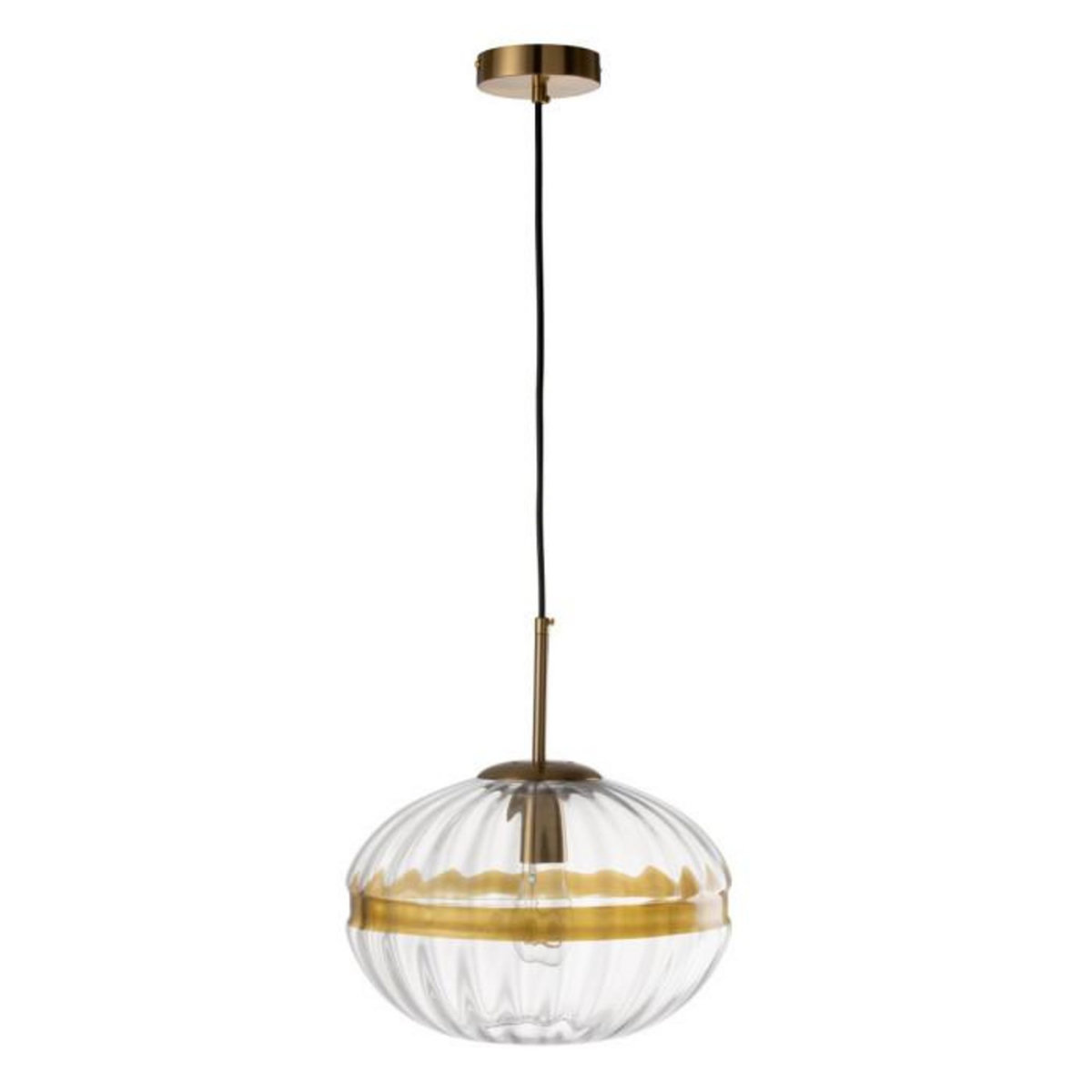 Paris Prix Lampe Suspension en Verre  Murray  30cm Transparent