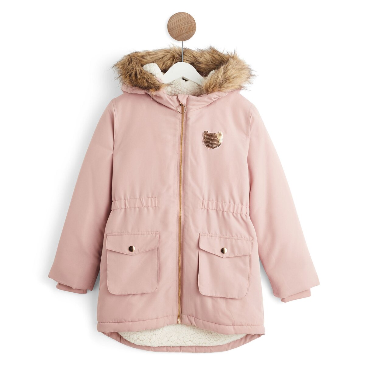 IN EXTENSO Parka à capuche fille