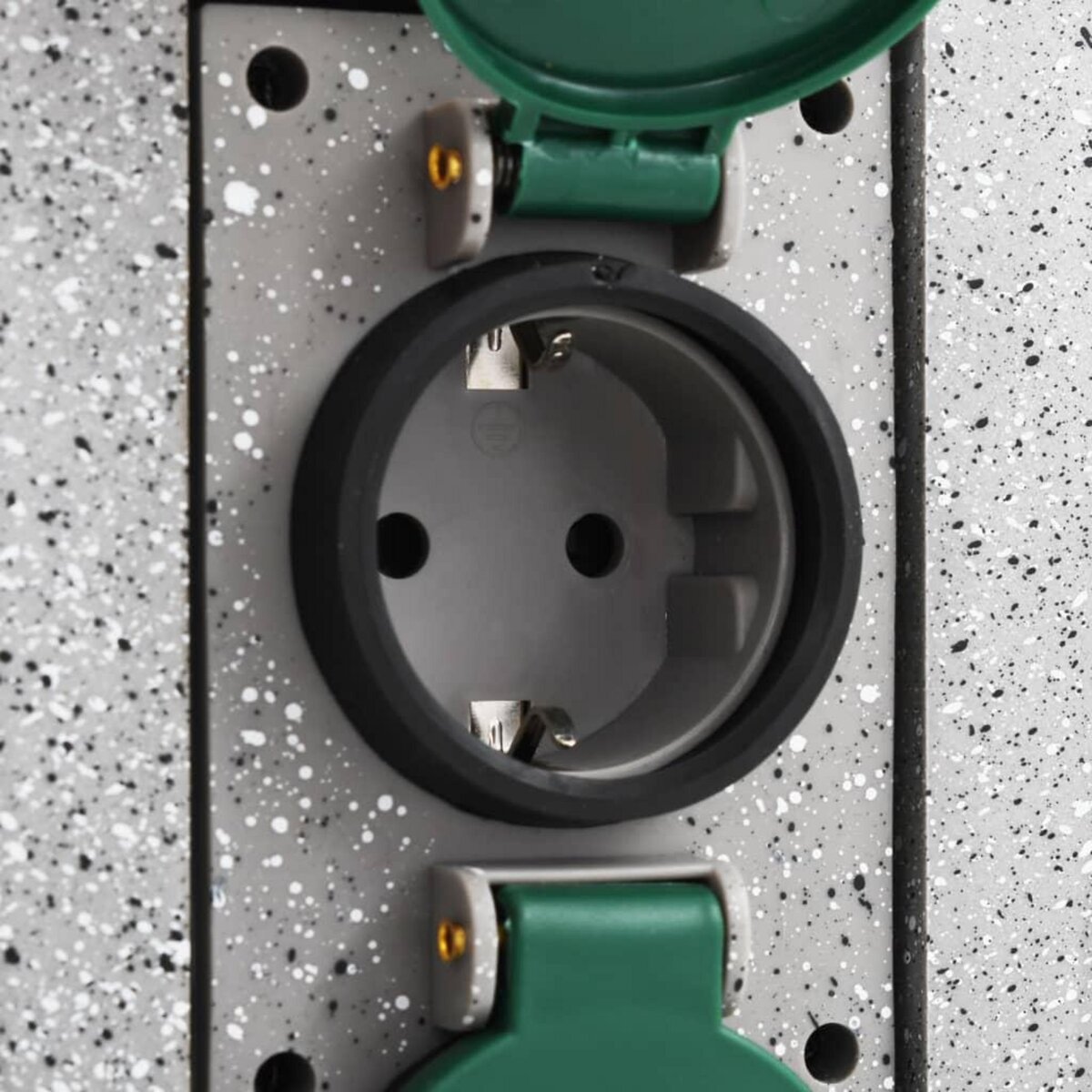 VIDAXL Prise de jardin avec pilier de capteur crepusculaire Plastique