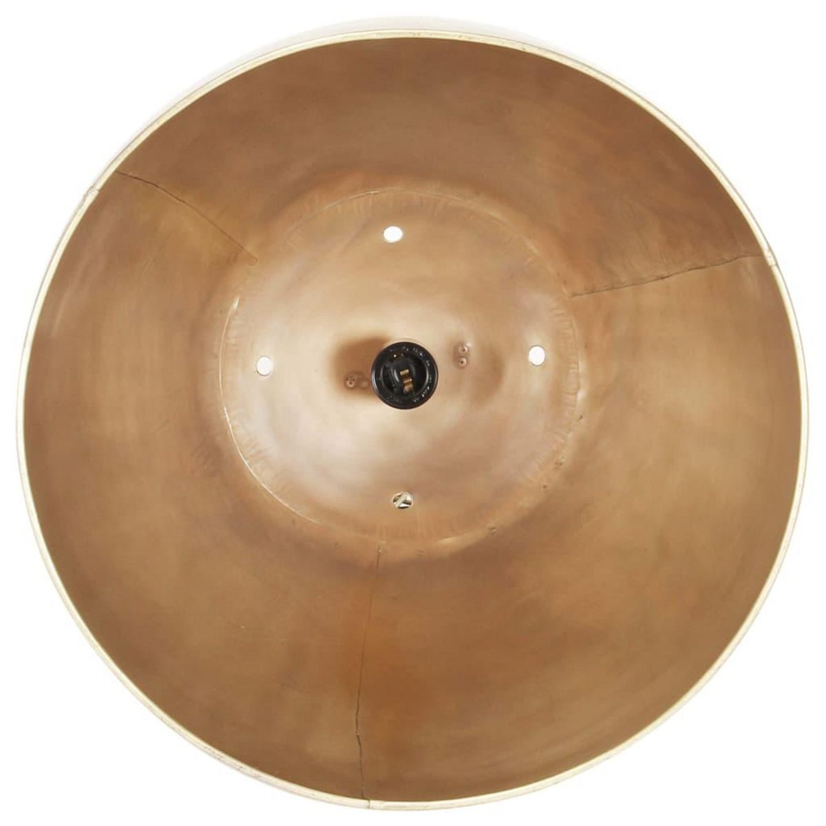 VIDAXL Lampe suspendue industrielle 25 W Laiton Rond 32 cm E27