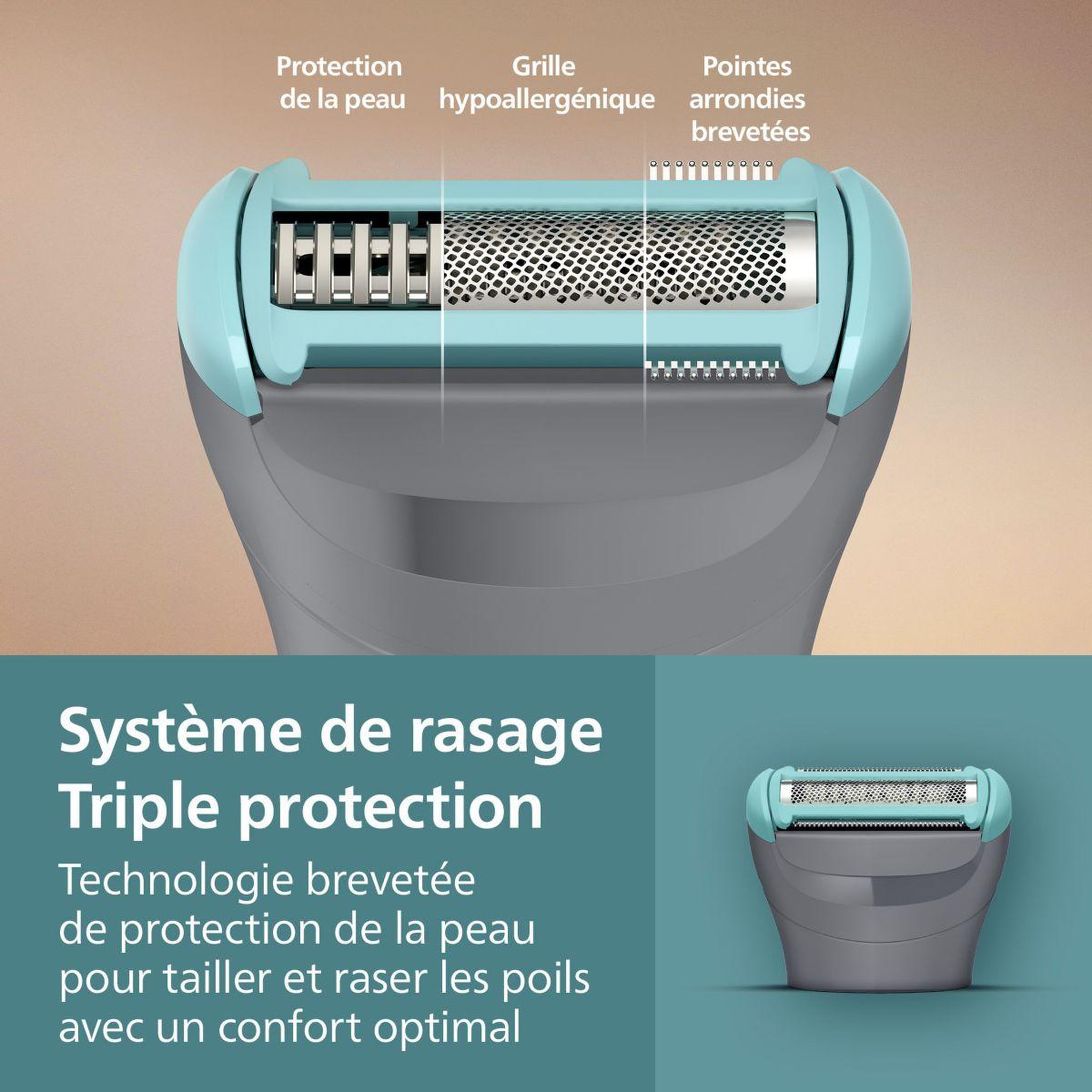 Voir la diapositive 5 : Philips Tondeuse corps bg3485/15 series 3000