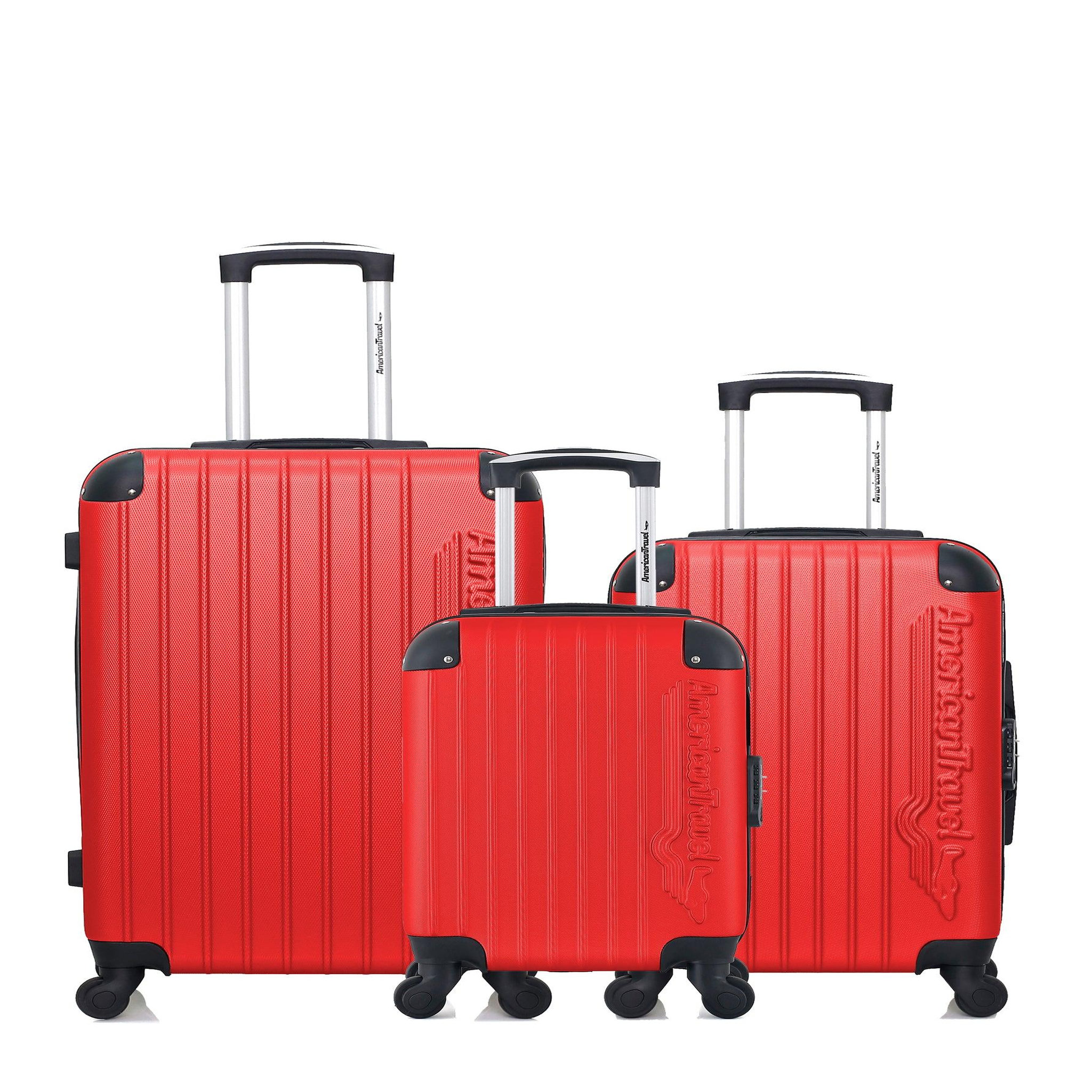 AMERICAN TRAVEL American travel - lot de 3 - valise weekend, valise cabine et valise cabine xxs budapest