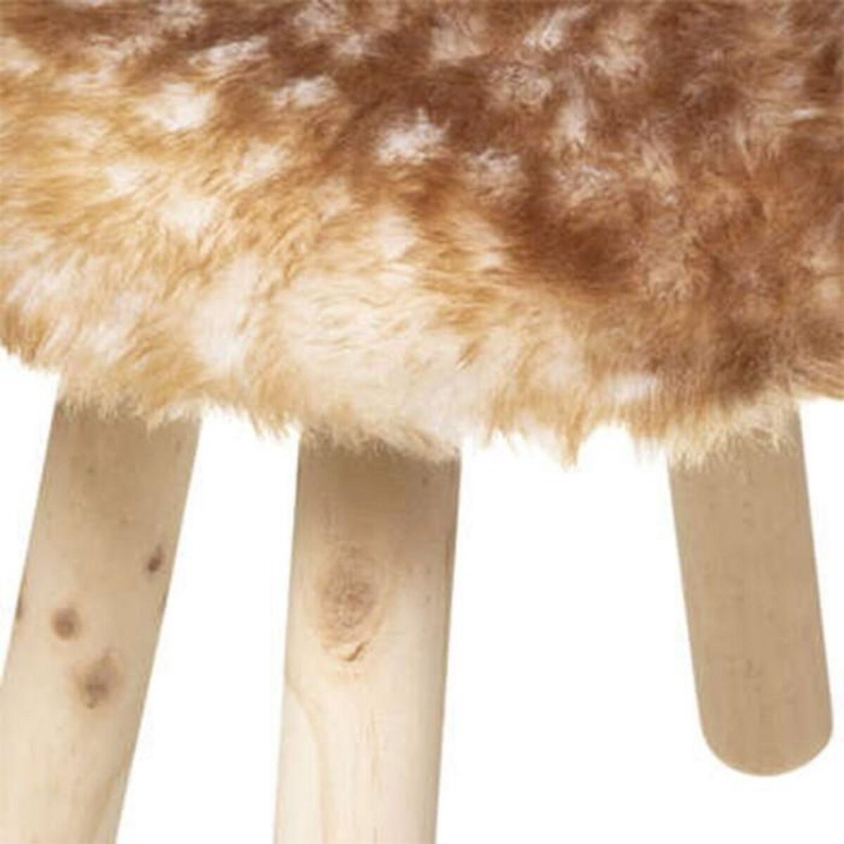 Atmosphera Kids Tabouret Enfant Cerf  Forêt  38cm Beige