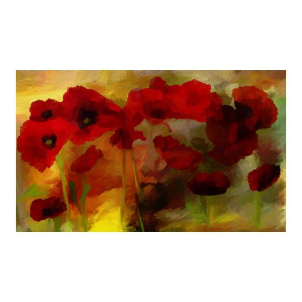 Paris Prix Papier Peint  Poppies in Warm Tone II  450x270cm