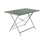 Voir la diapositive 1 : SWEEEK Table de jardin bistrot pliable - Emilia rectangle - Table rectangle 110x70cm en acier thermolaqué