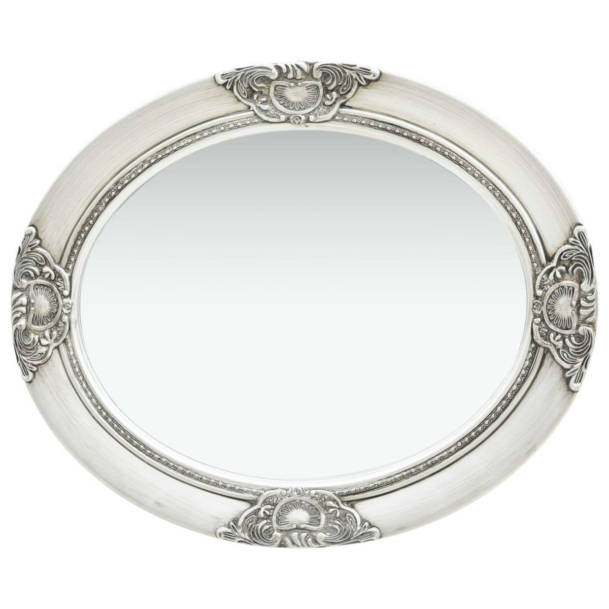VIDAXL Miroir mural style baroque 50x60 cm Argente