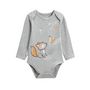 Voir la diapositive 6 : Petit Béguin Lot de 2 bodies bébé manches longues Petit Loup
