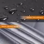 LINXOR Bâche, housse de protection imperméable pour séchoir parapluie - Noir