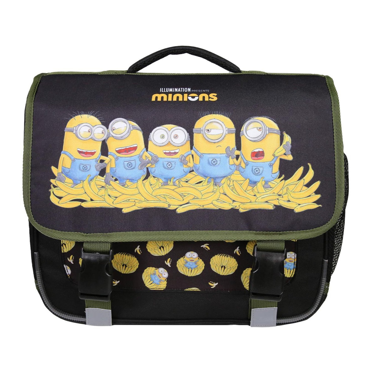 Bagtrotter Cartable 38cm noir Les Minions  2 compartiments - Bagtrotter