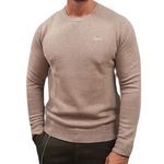 SUPERDRY Pull  Homme Superdry Essential Slim Fit Jumper. Coloris disponibles : Marron