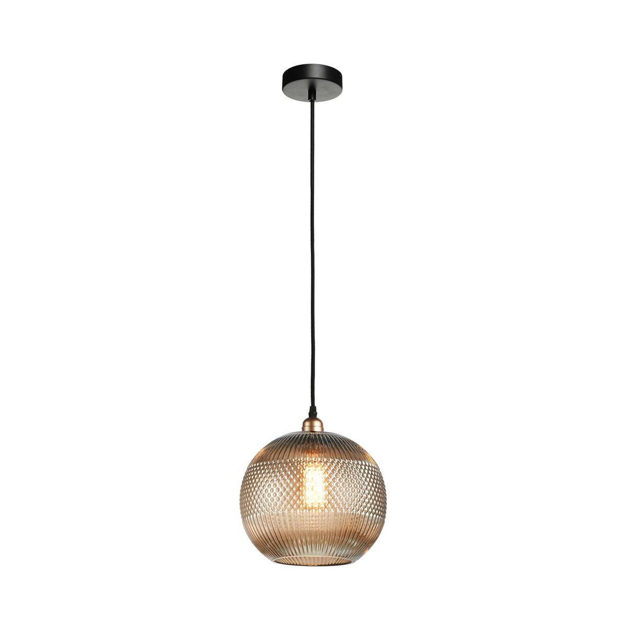 Voir la diapositive 4 : Paris Prix Lampe suspension en verre  neptun  26cm or