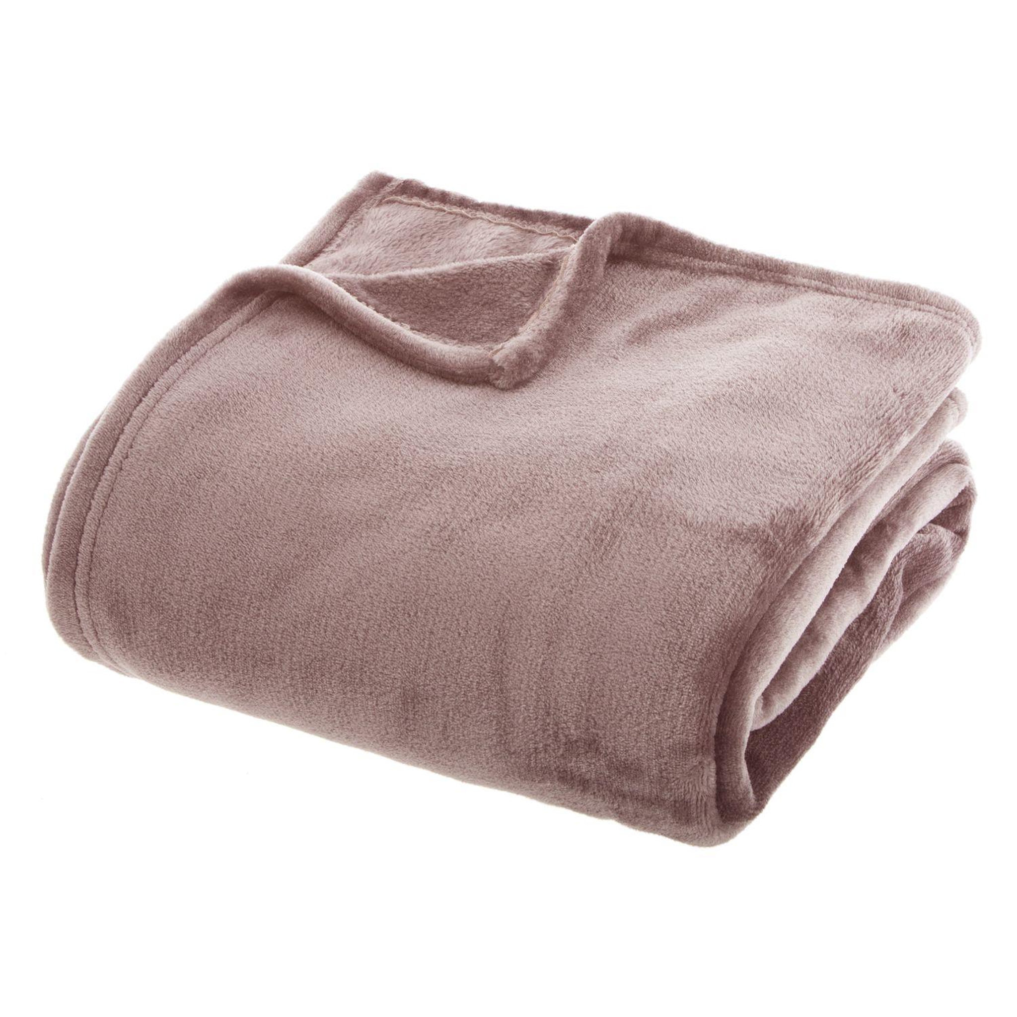 Voir la diapositive 1 : ATMOSPHERA Grand Plaid en flanelle uni