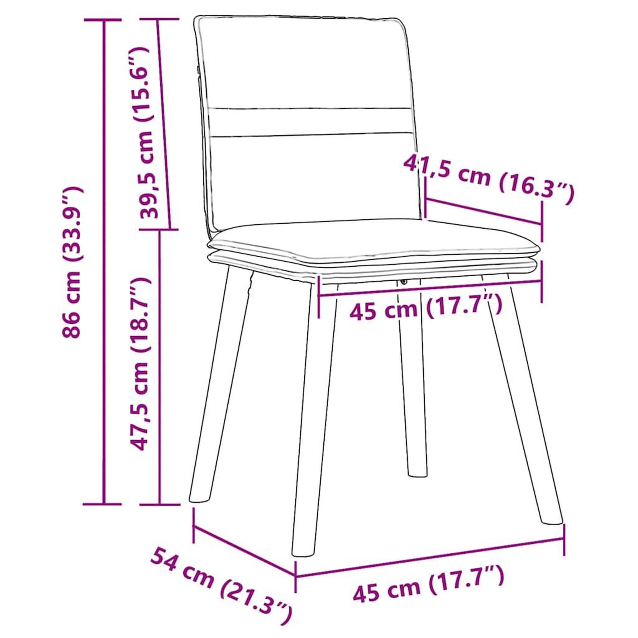 Voir la diapositive 6 : VIDAXL Chaises a manger lot de 2 gris clair tissu