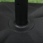 Voir la diapositive 4 : OUTSUNNY Pied de parasol base de parasol support parasol en polyéthylène pour mât Ø 32, 34 et 38 mm - 46 x 46 x 39 cm noir