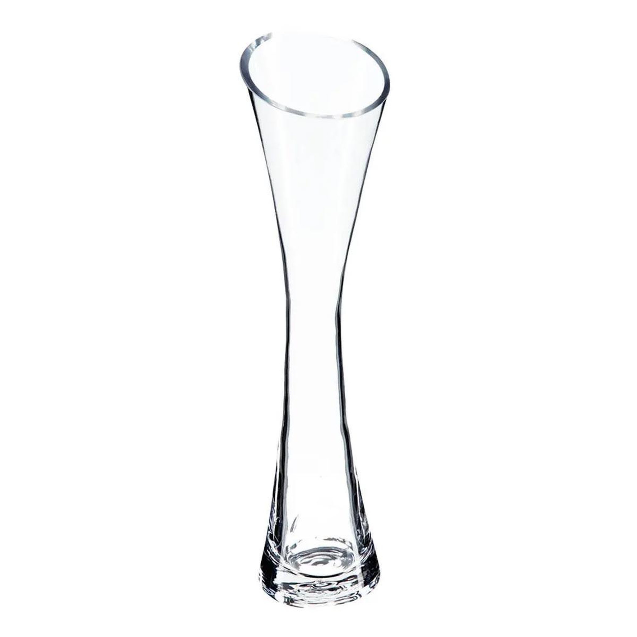 ATMOSPHERA Soliflore en verre évasé  tia  30cm transparent