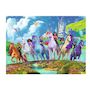 Voir la diapositive 2 : RAVENSBURGER Puzzle 200 pieces XXL - La magie de l Ecole des licornes