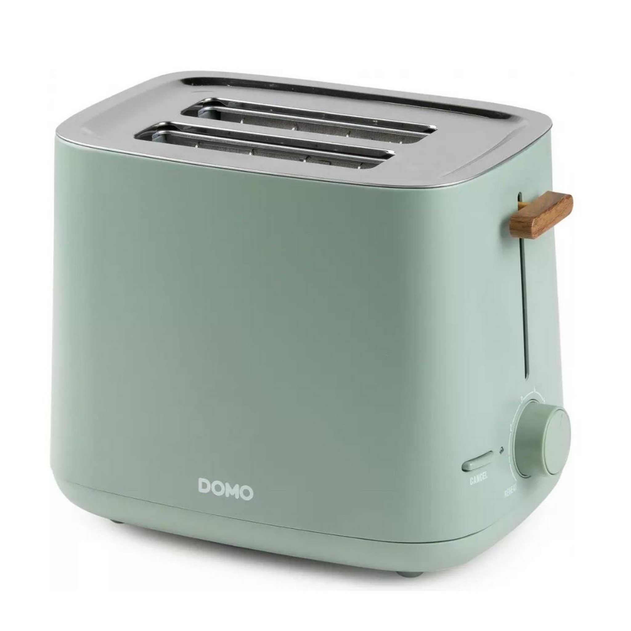 Voir la diapositive 2 : Domo Grille-pain 2 fentes 1000w vert - do973t
