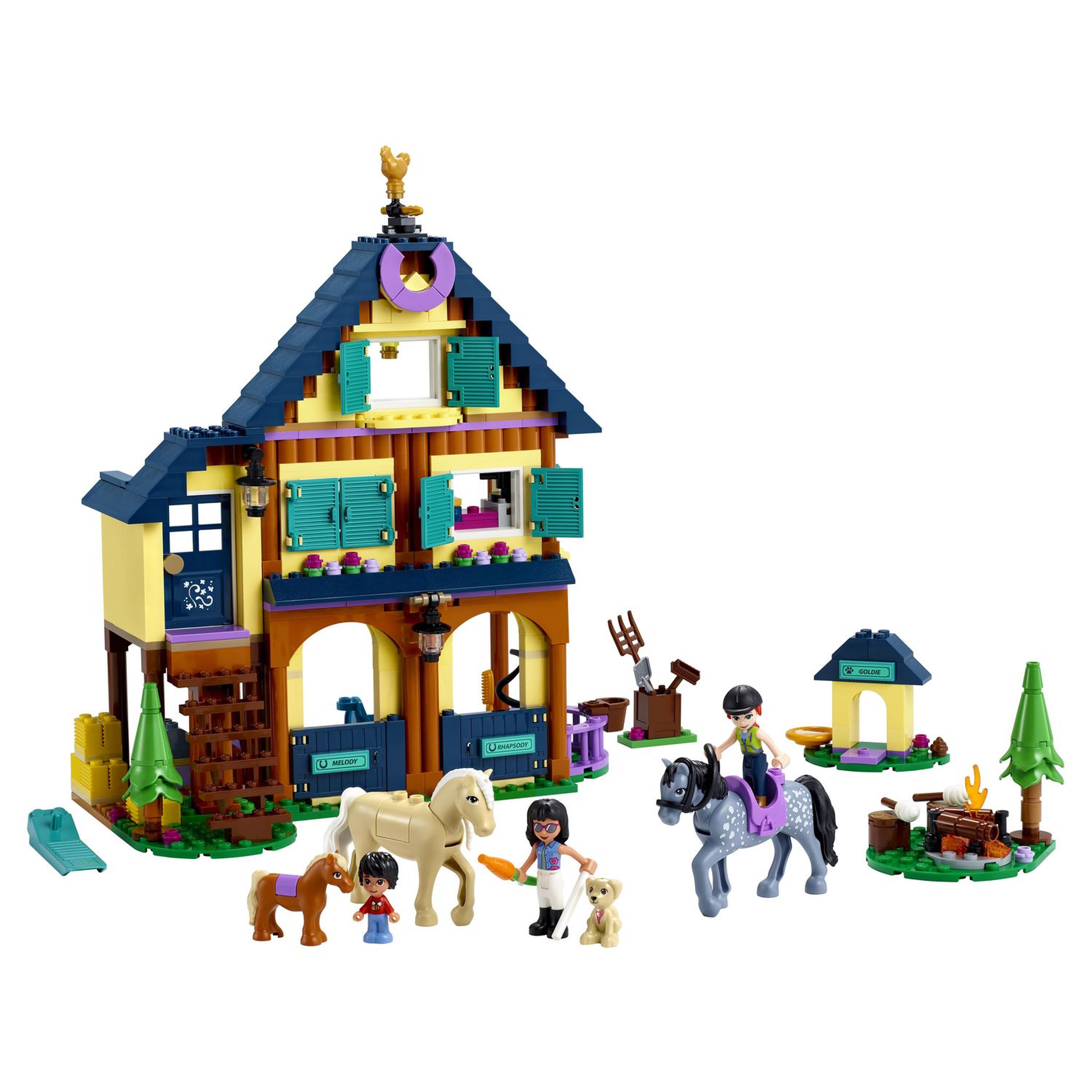 Voir la diapositive 2 : LEGO Friends 41683 - Le centre équestre de la forêt dès 7 ans