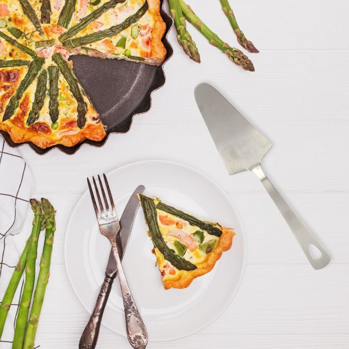 Fackelmann Ensemble de 2 Pelles à tarte inox 25 cm Fackelmann