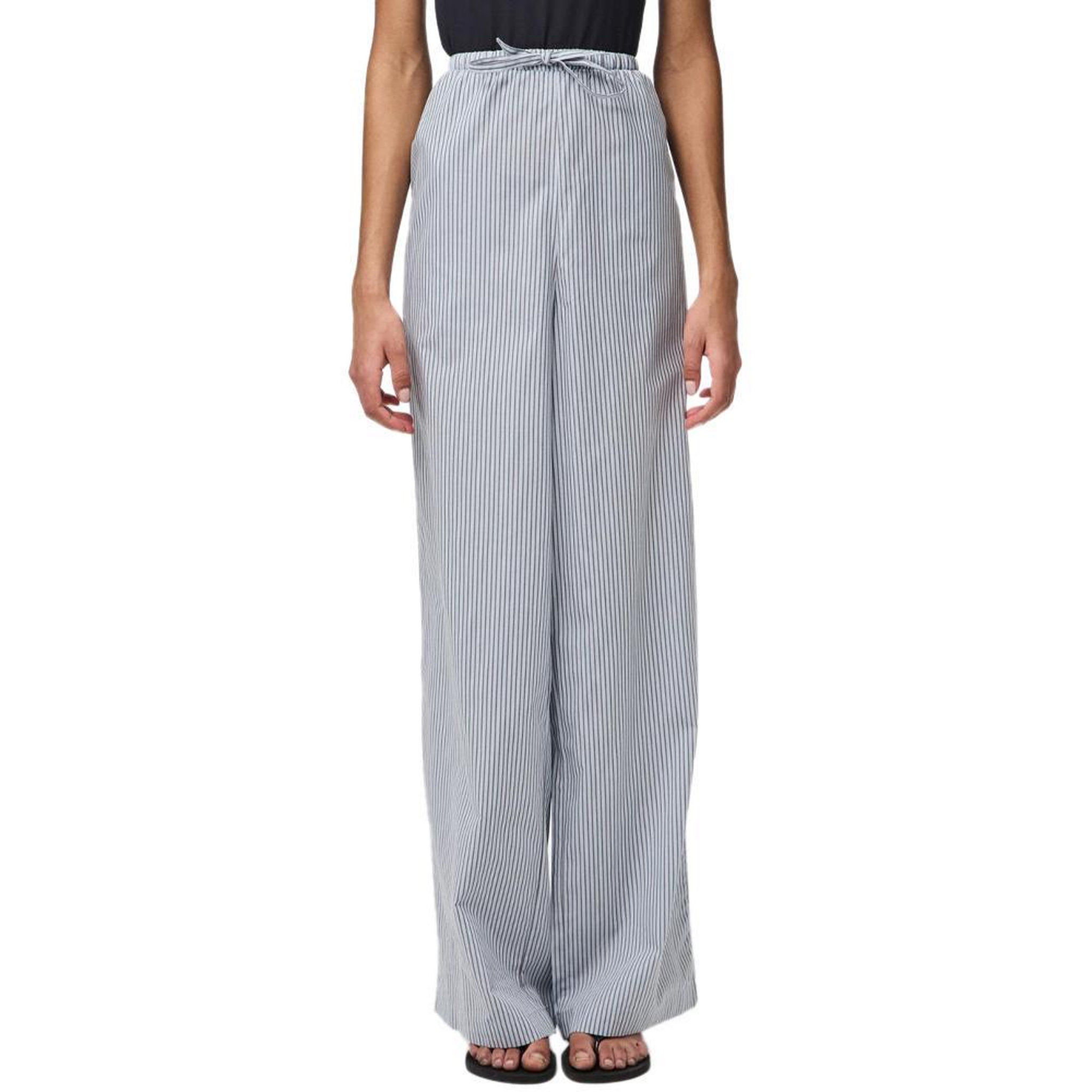 Voir la diapositive 1 : Pieces Pantalon fluide Bleu/Marron Femme Pieces Feline
