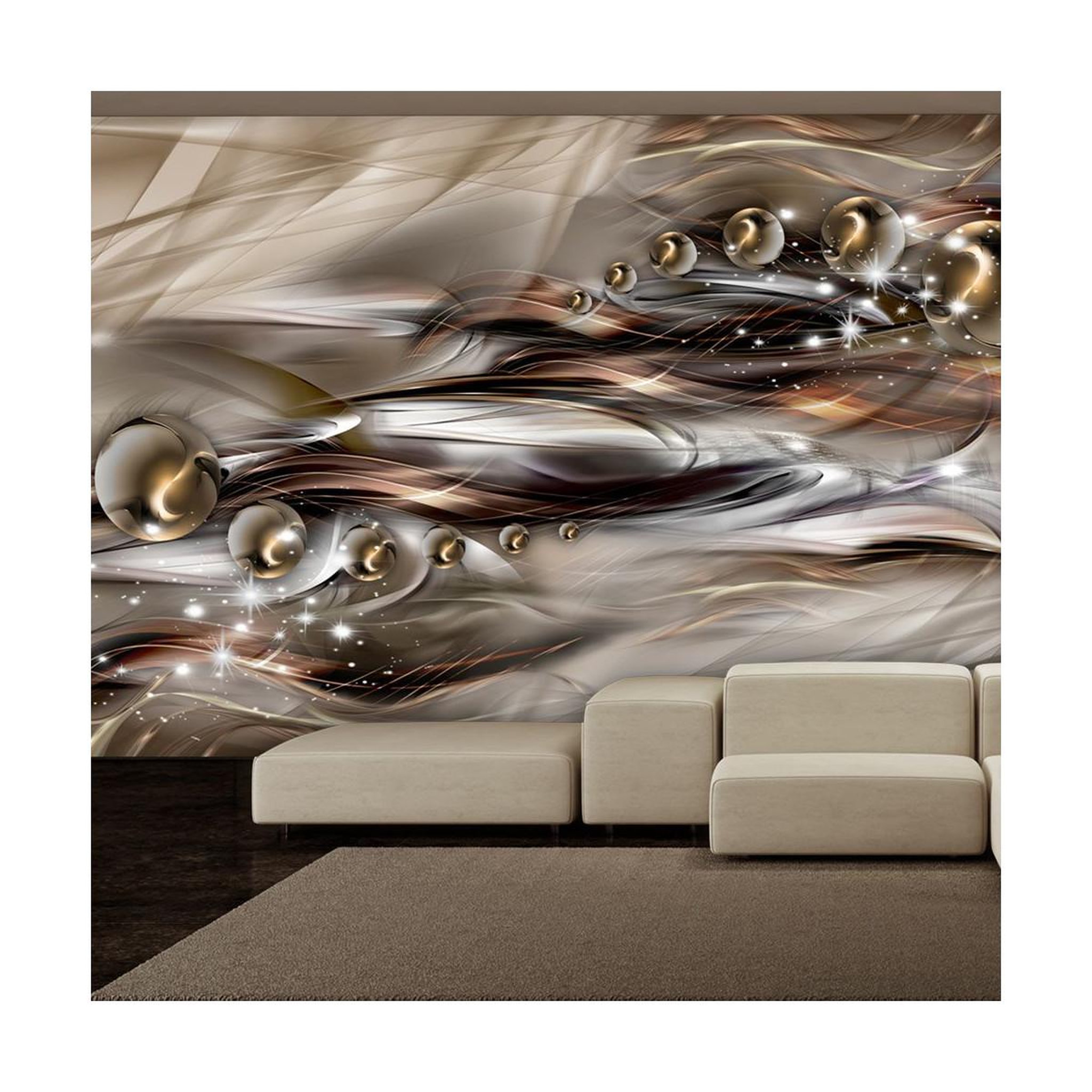 Paris Prix Papier peint  brown shoal. Coloris disponibles : Multicolore