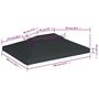 Voir la diapositive 6 : VIDAXL Toile de belvedere 2 niveaux 310 g/m^2 4x3 m Anthracite