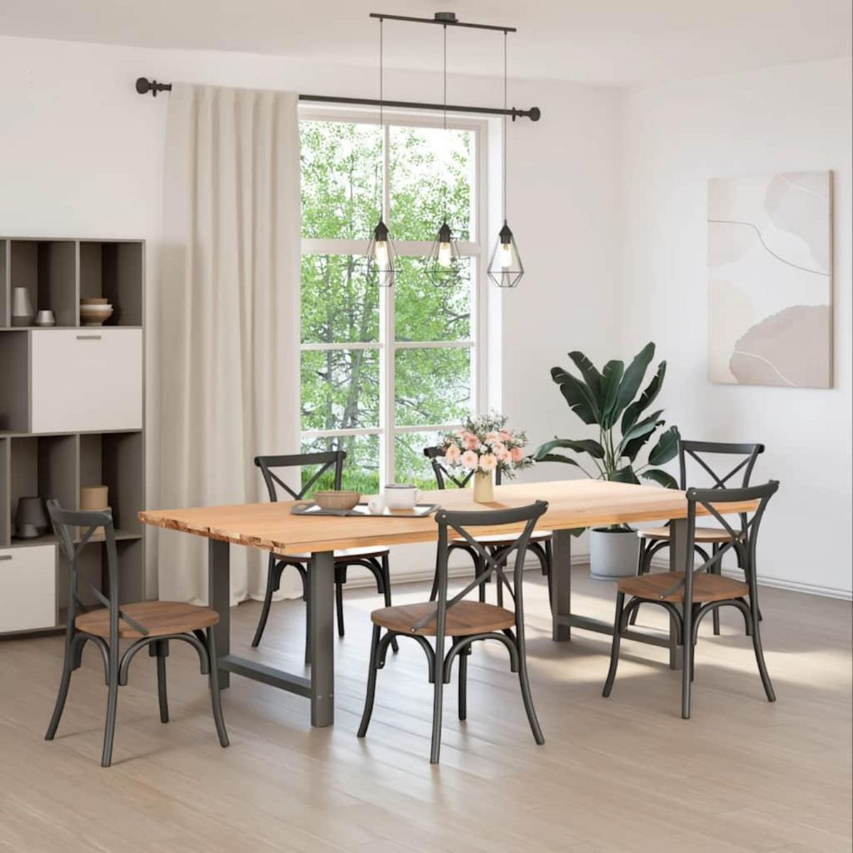 VIDAXL Pieds de table basse anthracite 2 pcs 90x(72-73) cm acier