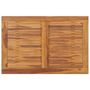 Voir la diapositive 4 : VIDAXL Table a dîner pliable de jardin 90x60x75 cm Bois de teck solide