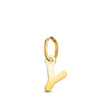 L'ATELIER D'AZUR Pendentif Or 18 Carats 750 Jaune - Initiale Lettre  Y  - Chaine Offerte