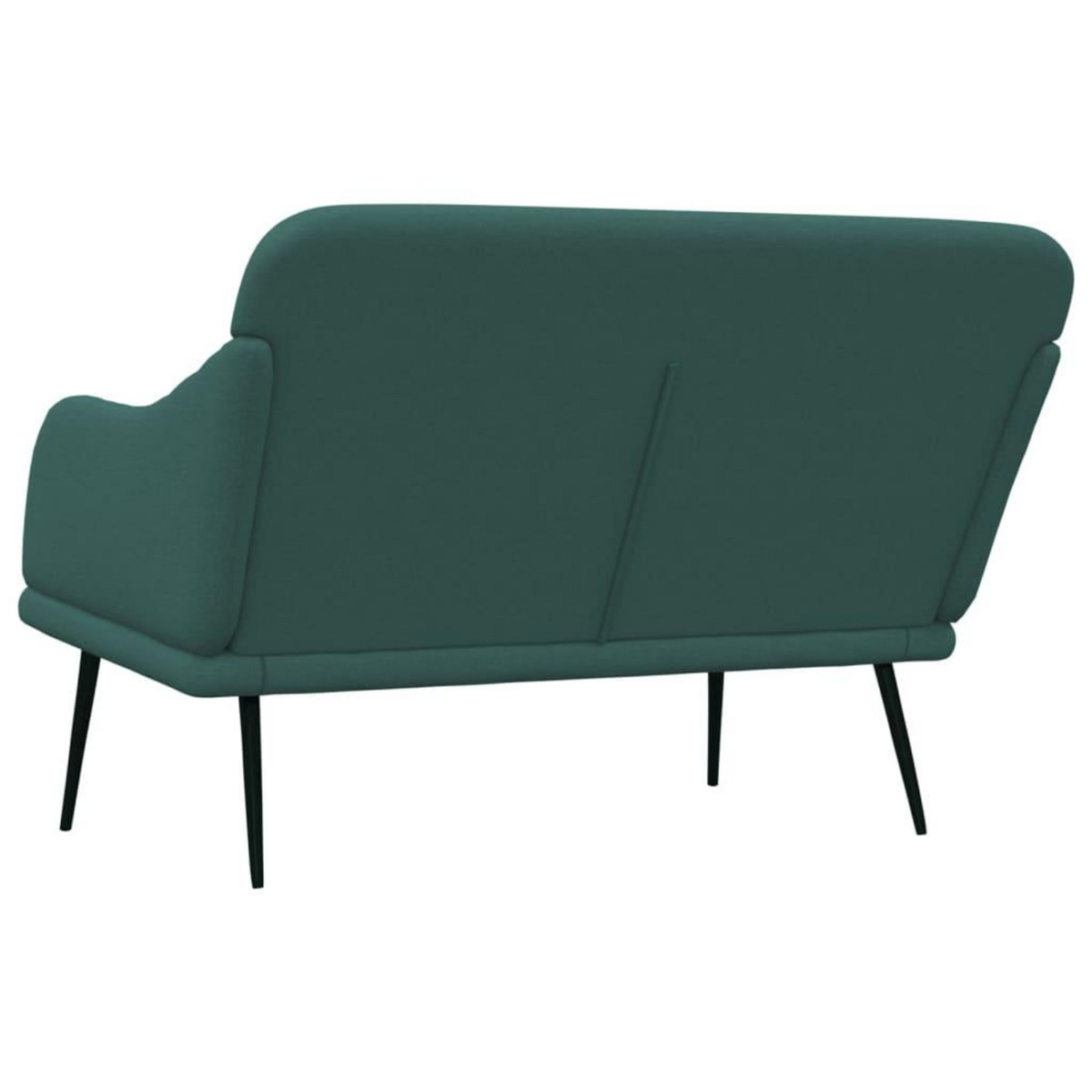 VIDAXL Banc Vert fonce 110x76x80 cm Tissu