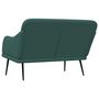 Voir la diapositive 5 : VIDAXL Banc Vert fonce 110x76x80 cm Tissu