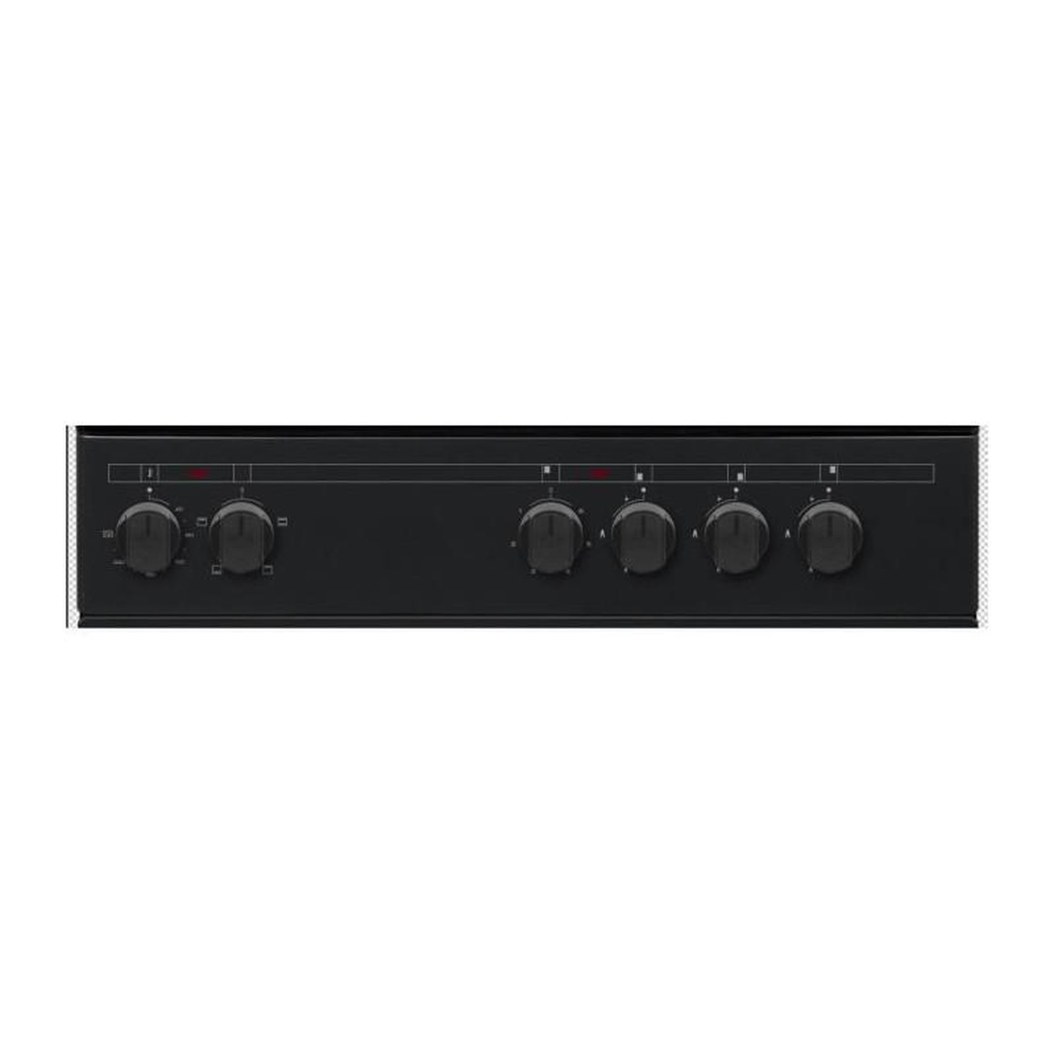 Voir la diapositive 3 : CONTINENTAL EDISON Cuisinière mixte – 3 feux gaz + 1 électrique –  Noir – Continental Edison CECM60FCB