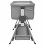 Voir la diapositive 5 : VIDAXL Lit pour bebe avec matelas Gris clair Tissu de lin