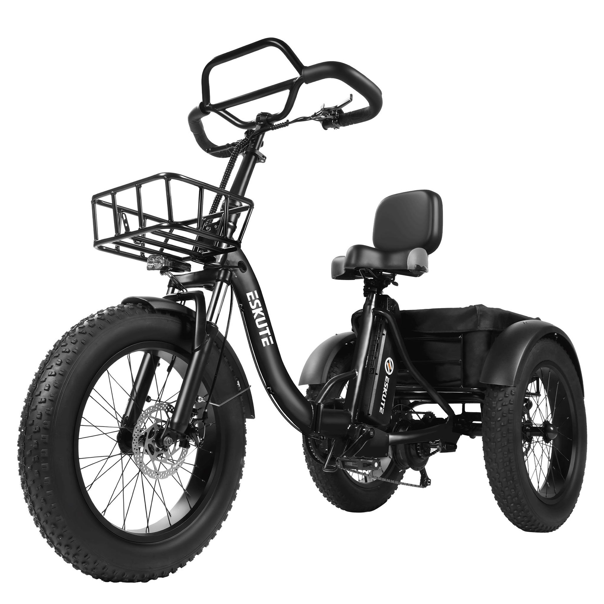 Voir la diapositive 2 : ESKUTE Tricycle Électrique 20  ESKUTE T302PRO