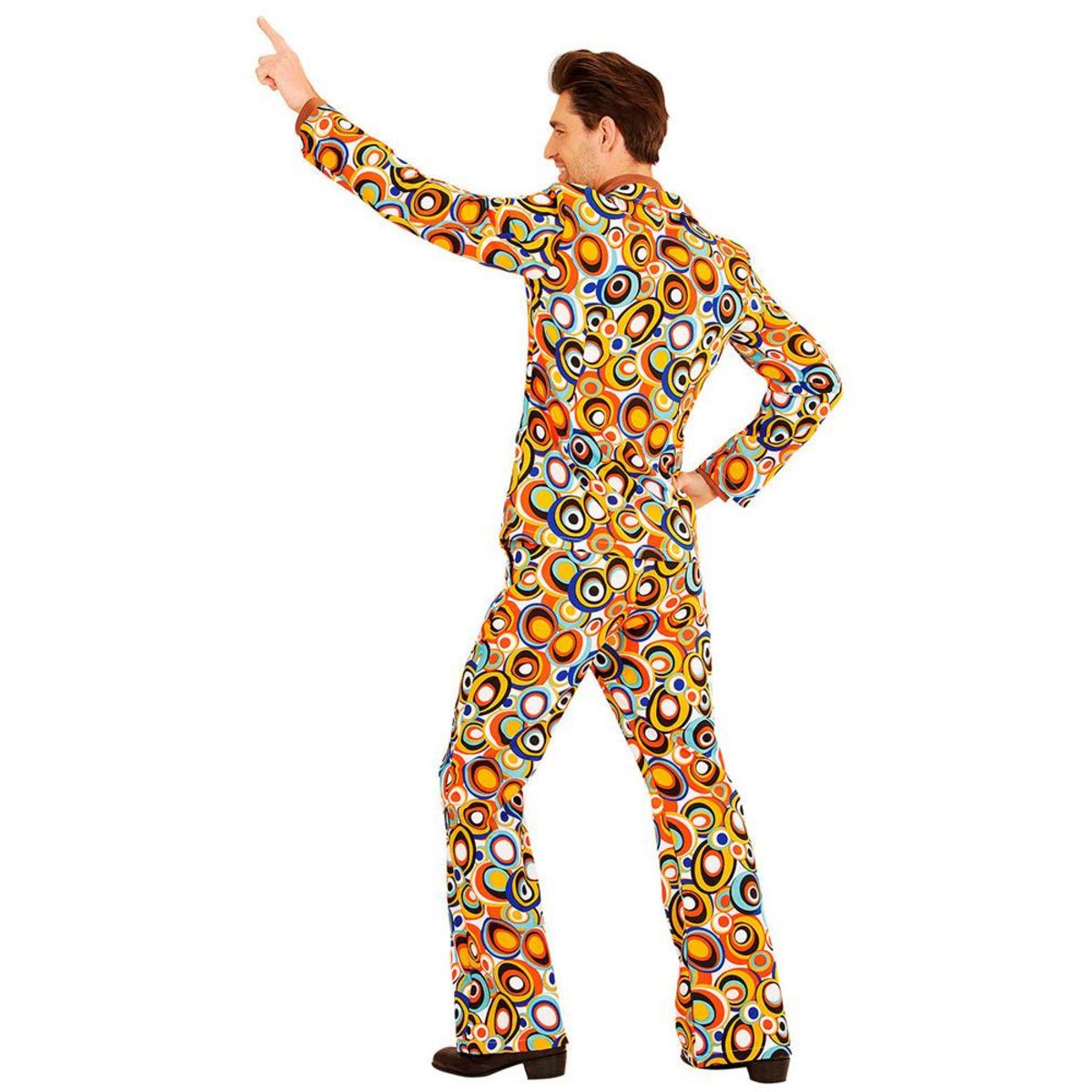 WIDMANN Déguisement Groovy Années 70 - Bubbles - Homme - L