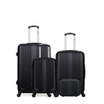 HERO HERO - LOT DE 4 - Valises grand format, weekend, cabine et vanity LIPARI. Coloris disponibles : Gris, Bleu, Beige, Noir, Rose
