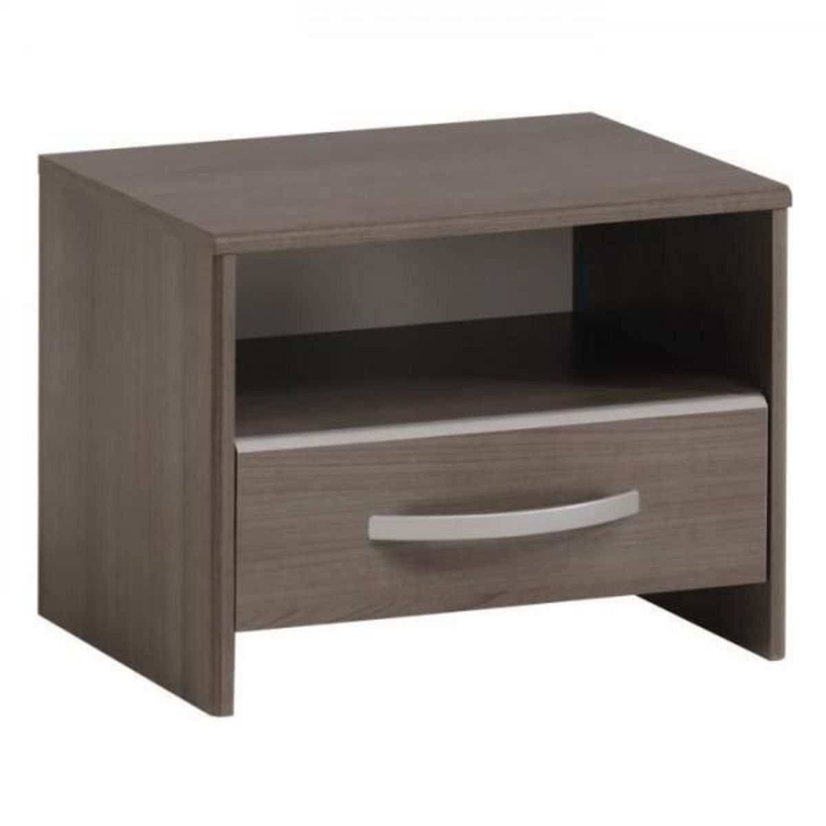 PARISOT PARISOT Chambre complete adulte - Contemporain - Décor noyer silver - l 140 x L 190 cm - YSA