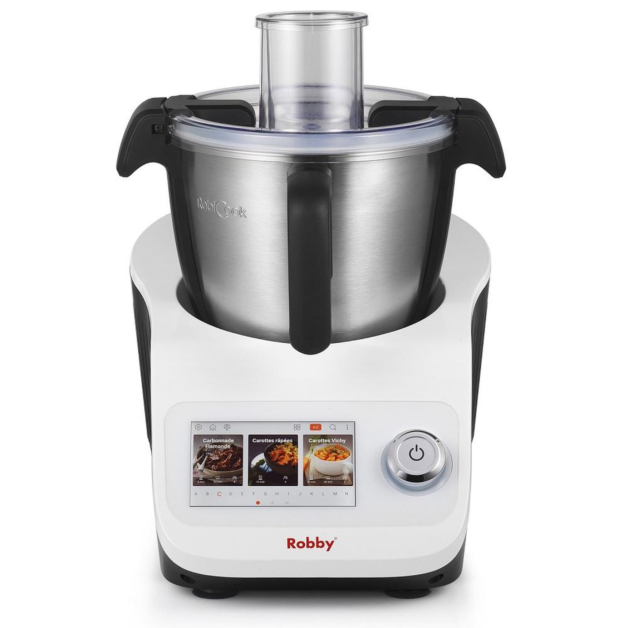 Voir la diapositive 3 : Robby Robot cuiseur multifonctions avec balance intégrée et écran tactile +680 recettes - ROBICOOK