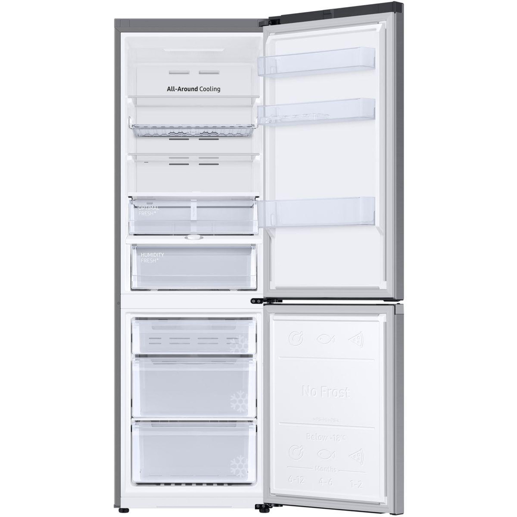 Voir la diapositive 3 : Samsung Réfrigérateur combiné rb34c605cs9