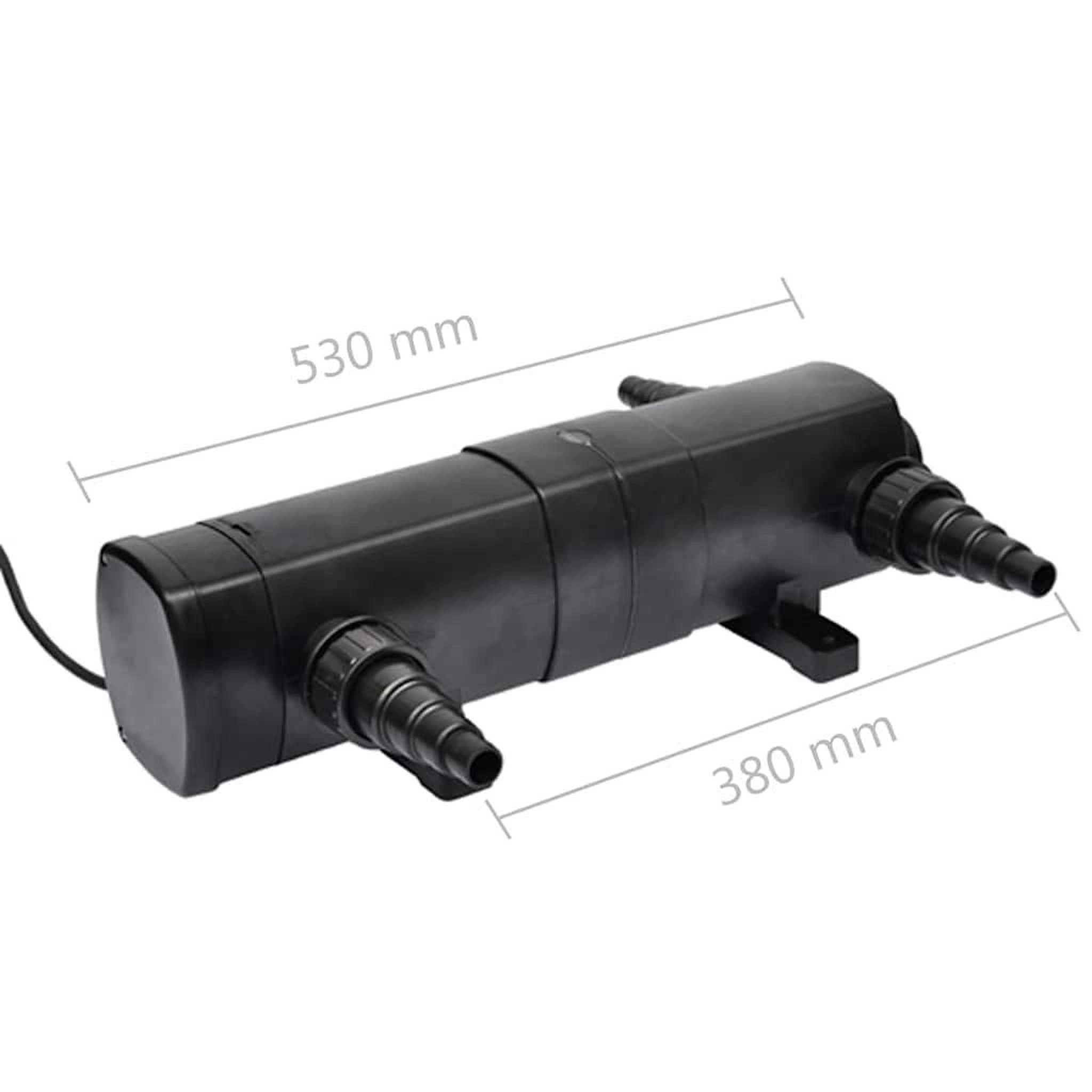 Voir la diapositive 6 : VIDAXL Sterilisateur de bassin UVC 36 W