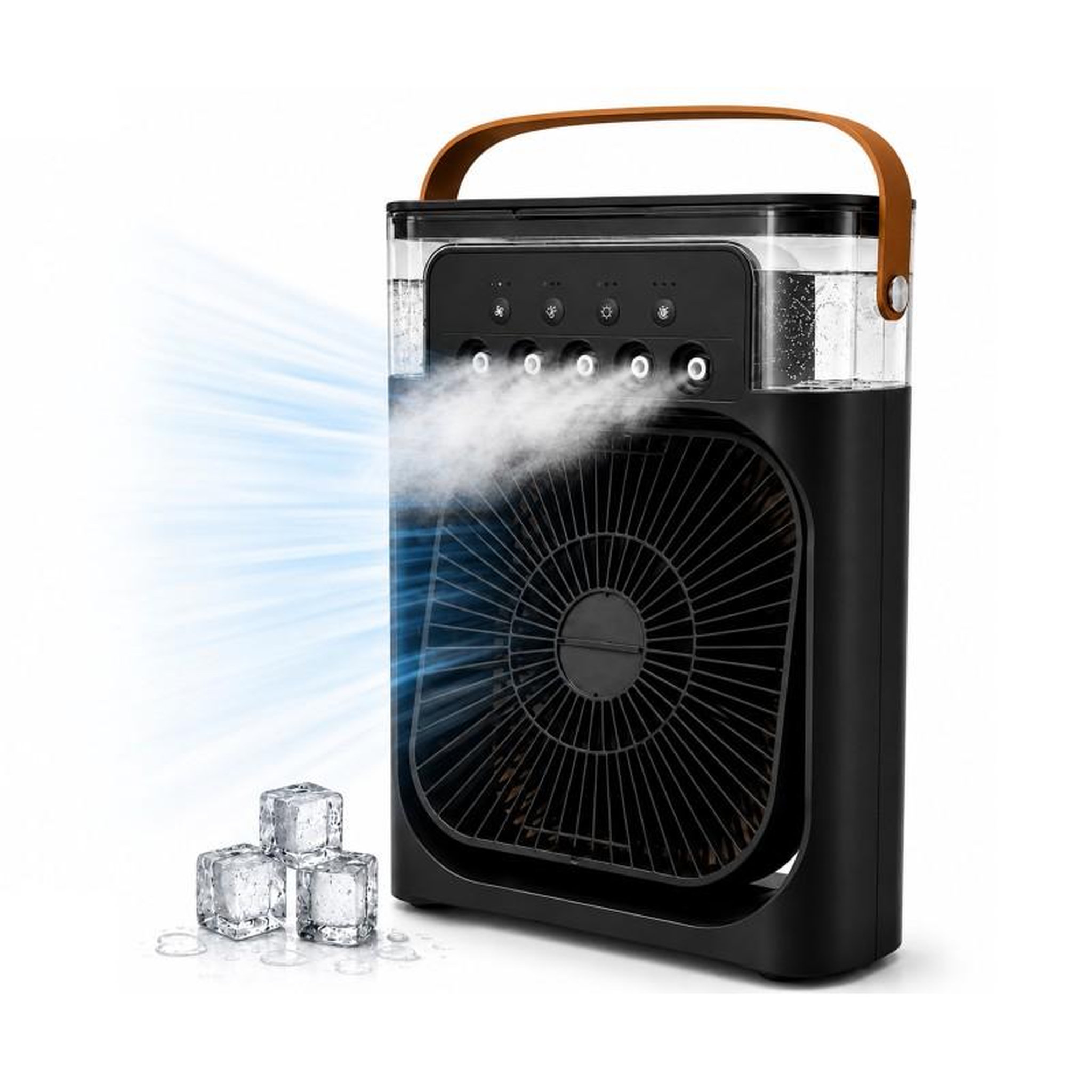Ventilateur brumisateur de table – usb-c et led